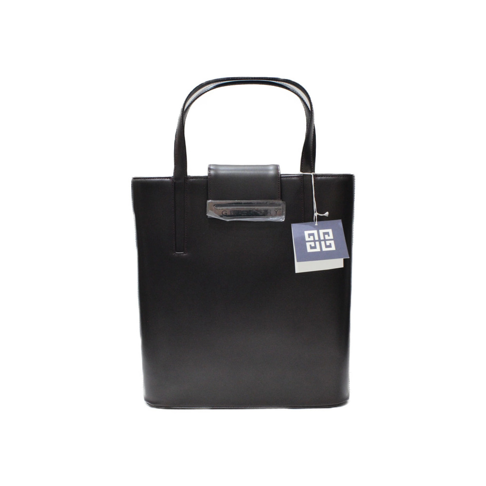 UnGIVENCHY Leather Tote Bag Brown